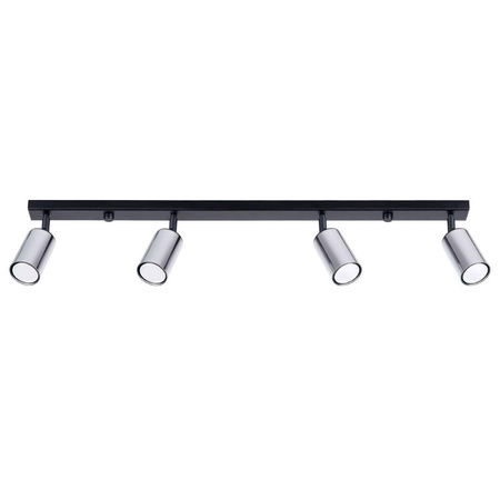 Plafon WINX 4L czarny/chrom (SL.1371) - Sollux Lighting