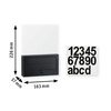 Outdoor Solar numer domu Neda IP44 PIR Antracyt nie szkodzi insektom (PL94725) - PAULMANN