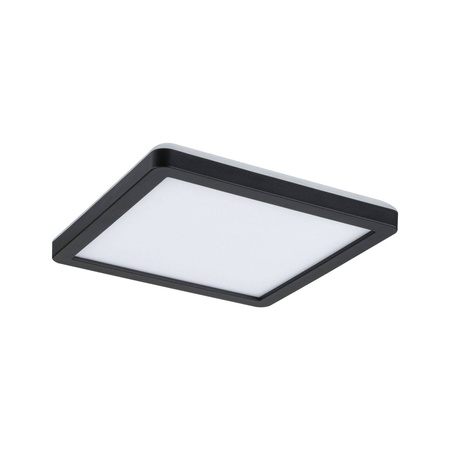 Plafoniera ATRIA SHINE LED Backlight 11.2W 900lm 190x190mm 3000K 230V czarny matowy / tworzywo sztuczne (PL71000) - PAULMANN