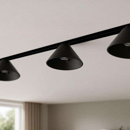 Trójkątna lampa do szyny Magnetic track cone 5mm 7W 4000K (ML2155) - Milagro