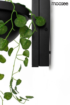 MOOSEE lampa ścienna PLANT WALL czarna (MSE010400222) - Moosee