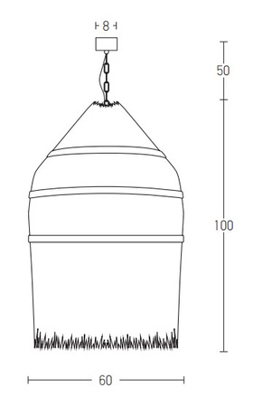 PENDANT 1L RATAN (17129 Zambelis) - Zambelis