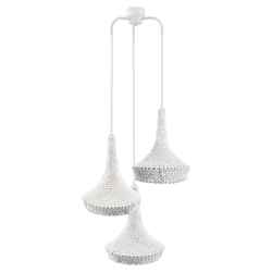 Lampa wisząca Mahaka 3 - Biała (500 mm)   (5177) - Shilo