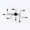 Żyrandol VECTOR 8 czarny (SL.1448) - Sollux Lighting