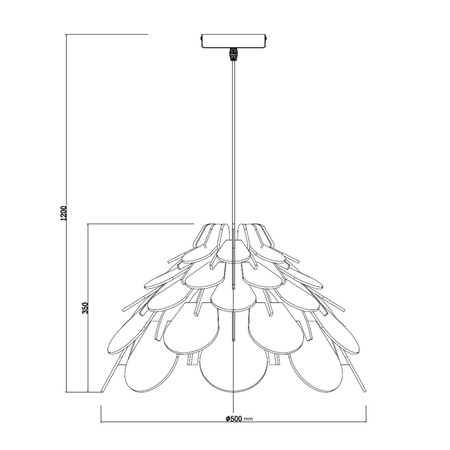 Wisząca BURGO duża (LP-101335/1P L) - Light Prestige