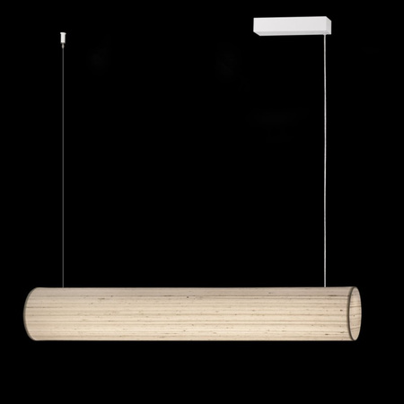 Lampa wisząca Orba 130 z materiałowym abażurem H-18 verso beige  ( 66647 ) - Ramko