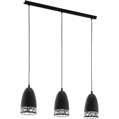 Lampa wisząca SAVIGNANO czarna (97444 - EGLO) - żyrandol