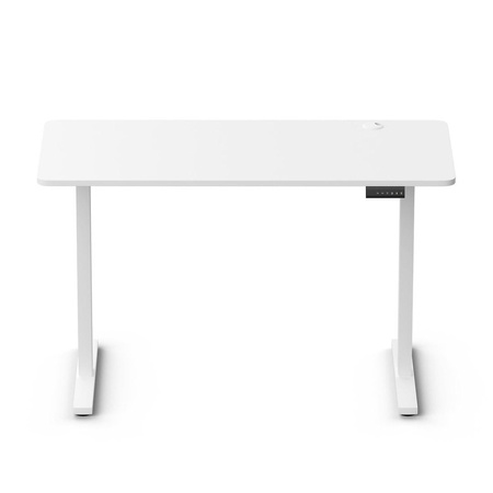Biurko gamingowe regulowane elektrycznie Control+ 120 Biały (LV0859) - LVN SYSTEM