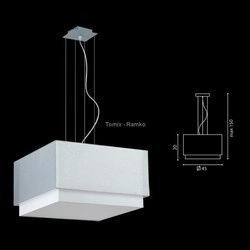 Żyrandol W-3 LASTRA srebro (66994 Ramko) - żyrandol