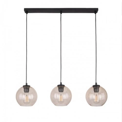 Lampa wisząca CUBUS BURSZTYN 3 PŁ LISTWA (4598) - TK Lighting