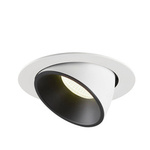 NUMINOS® GIMBLE XL, oprawa sufitowa wpuszczana biała/czarna 3000 K 20° (1006056) - SLV