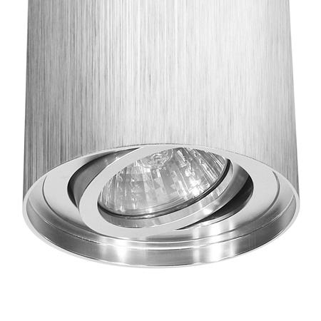 Tuba Gu10 srebrna szczotkowana - Syntron