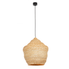 PENDANT LAMP NATURAL BRAIDED WHEAT 1XE27 (22161 Zambelis) - Zambelis