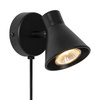 Lampa ścienna EIK Nordlux GU10 35W Metal Czarny