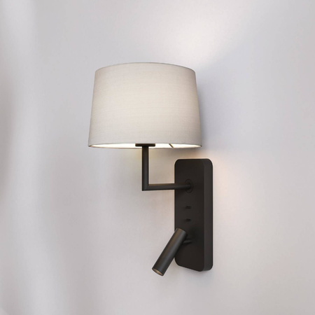 Lampka do Czytania Side by Side Grande USB Matowy Czarny (1406013) - Astro Lighting