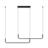 PENDANT LED LIGHT 40W 3000K ALUMINIUM-SILICONE BLACK MATT (22010 Zambelis) - Zambelis