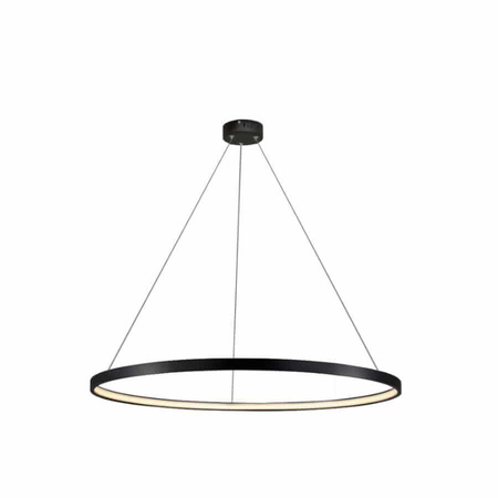 Ring lampa wisząca mała czarna 3000K (LP-909/1P S BK) - Light Prestige