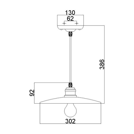 Lampa wisząca  Urban Renewal (FE-URBANRWL-P-E) - Elstead Lighting