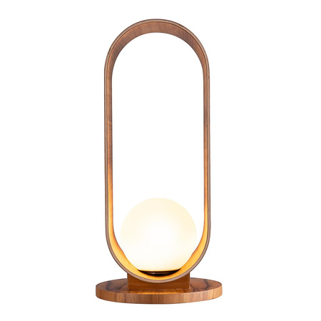 Lampa stołowa Sfera (QN-SFERA-TL-L-TEAK) - Quintiesse