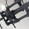 Żyrandol Saxon (SAX5-BLK) - Elstead Lighting