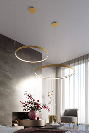 Lampa wisząca RIO 110 złoty LED 4000K (TH.219) - Thoro Lighting