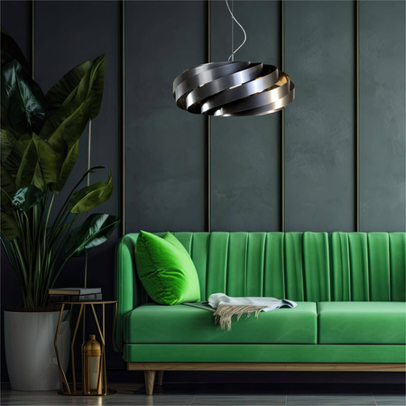 Lampa wisząca VENTO 60 cm antracyt (1136) - Zuma Line