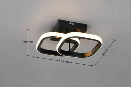 Geometryczna lampa przysufitowa KASIA (R63531932) - RL