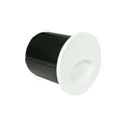 OUTDOOR STEP LIGHT LED 3W 3000K ALUMINIUM WHITE (E320 Zambelis) - Zambelis