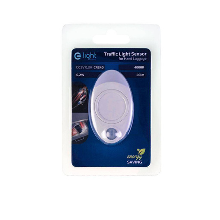 LAMPKA Z SENSOREM RUCHU DO BAGAZU PODRĘCZNEGO 4000K (EKB6660) - Eko-Light