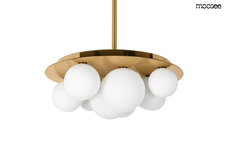 Złota lampa wisząca kule BACARDI (MSE1501100439) - Moosee