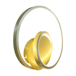 Nowoczesny złoty kinkiet LUCERO 13W LED (ML1050) - Milagro