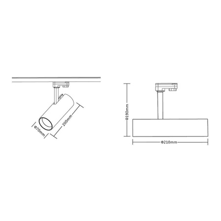 Reflektor Sumba 35W 2700/4000K Czarny 3 Obwodowy (ML1113) - Milagro