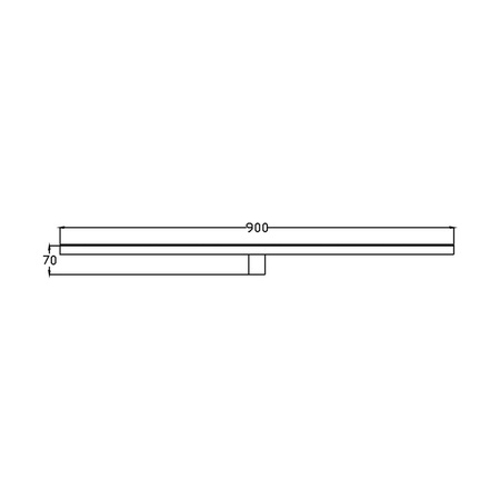 Kinkiet NEVADA XXL biały IP44 (LP-778/1W XXL WH) - Light Prestige