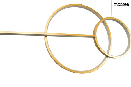 MOOSEE lampa wisząca RAGE złota (MSE1501100555) - Moosee