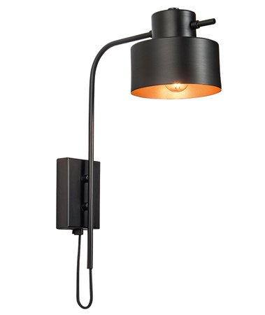 SCONCE BLACK- COOPER 1L (18135 Zambelis) - Zambelis