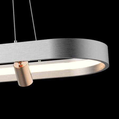 Ledowa lampa wisząca  Spectra No.4  Altavola Design  (LA114/P_92_2+1_grey_gold) - ALTAVOLA DESIGN