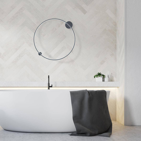 Kinkiet Saturno 80 cm Black 46W LED (ML8860) - Milagro