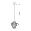 Żyrandol CROWN CHROME 4xE14 (ML0400) - Milagro