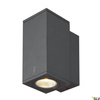 ENOLA SQUARE S, single lampa ścienna natynkowa LED outdoor, kolor antracytowy (1003416) - SLV