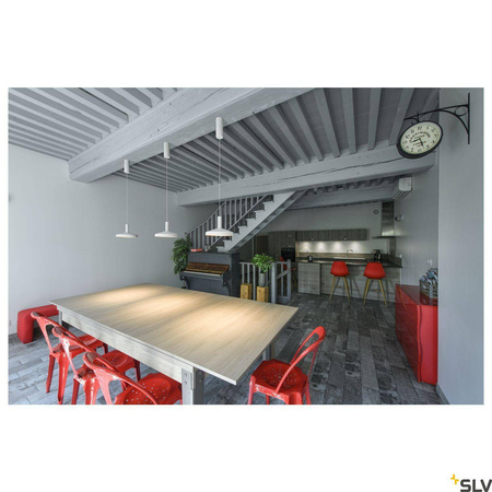Stelaż LALU® do oprawy wiszącej Led Base, Mix&Match, 150 cm, biały (1007519) - SLV