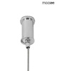 MOOSEE lampa wisząca LASSO 800 Smart      srebrna (MSE15011004951) - Moosee