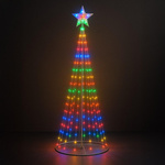 Choinka 1,8 m na pilota do zmiany świateł  269LED RGB + 2700K IP44 (EK2403) - Eko-Light