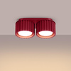 Plafon AURA 2 burgund Gx53 (SL.1823) - Sollux Lighting