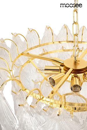 Lampa wisząca w stylu Art Deco MOOSEE SCARLETT 80 złota (MSE1501100565) - Moosee