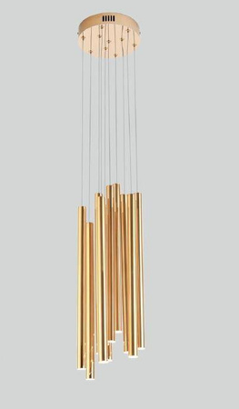 Lampa wisząca ORGANIC złoto szczotkowane (P0524D) - MAXLIGHT