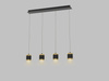 TOULOUSE - Lampa wisząca czwórka (7003-404) - Aviano Lighting