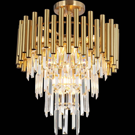 Lampa sufitowa MADISON GOLD 9xE14 (ML8806) - Milagro