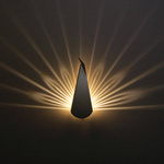 Kinkiet LED Paw Pawn Czarny (Abigali-PAWN-B)