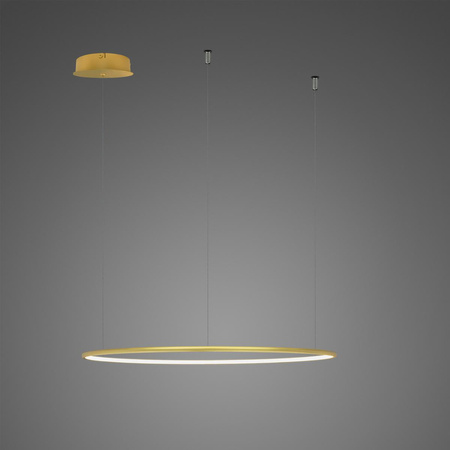 Lampa wisząca Ledowe Okręgi No.1 60cm 3k złota ściemnialna pająk (LA073/CO_60_in_3k_gold_dimm) - ALTAVOLA DESIGN