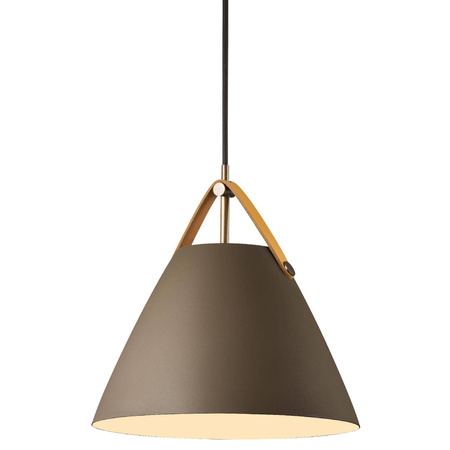 Lampa wisząca STRAP Nordlux E27 40W Metal Beżowy